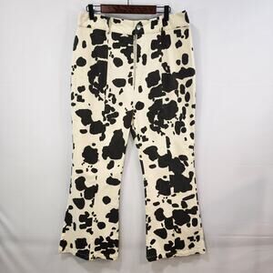 En Saison Anthropologie Jessie Cow Printed Pants Large